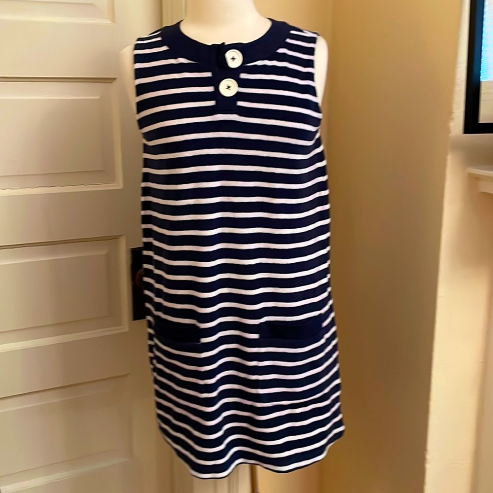 Boden Striped Terry Cover Up NWOT